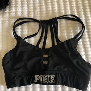 pink victoria’s secret sports bra xs